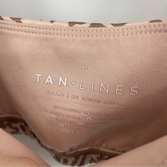 Tan+Lines by Sivan Ayla Laguna Sports Bra Leopard L - Picture 2 of 5